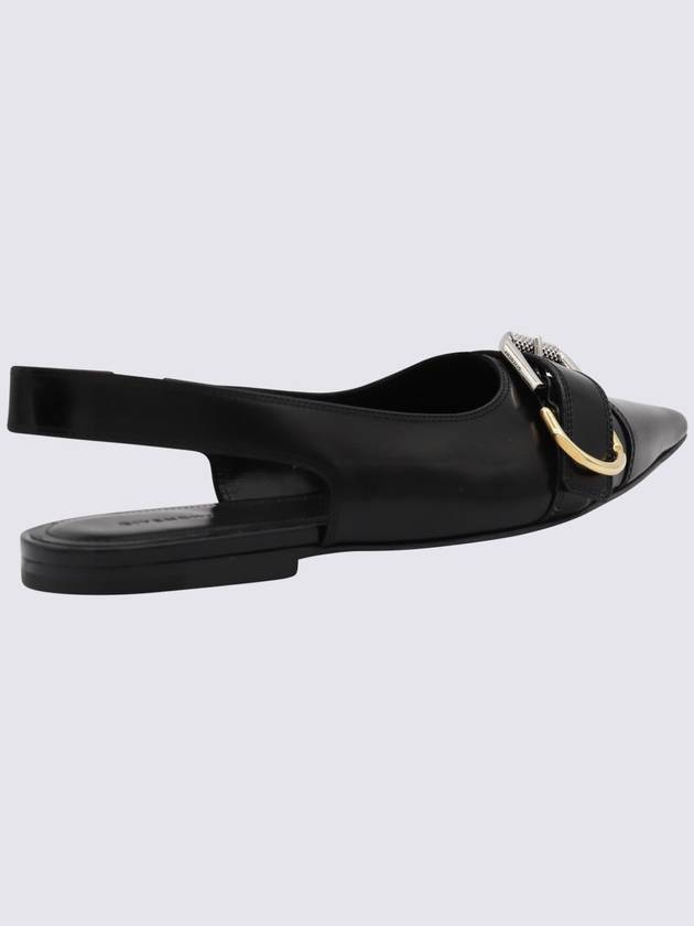 Givenchy Black Leather Flats - GIVENCHY - BALAAN 2