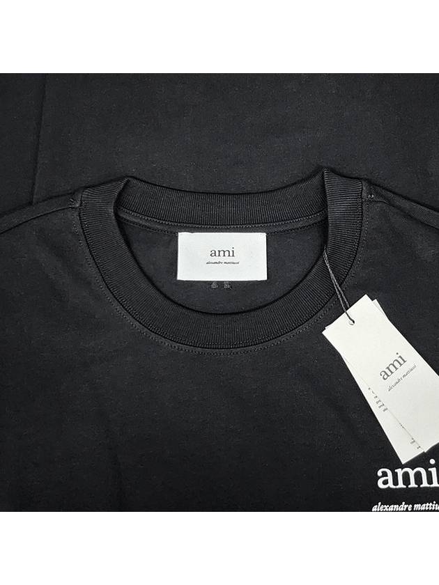 Alexandre Mattiussi Long Sleeve T-Shirt Black - AMI - BALAAN 9