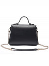 GG Interlocking Chain Small Top Handle Shoulder Bag Black - GUCCI - BALAAN 5