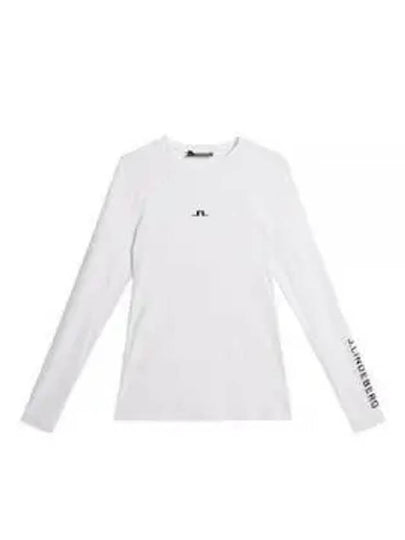 Tekla Long Sleeve T-Shirt White - J.LINDEBERG - BALAAN 2