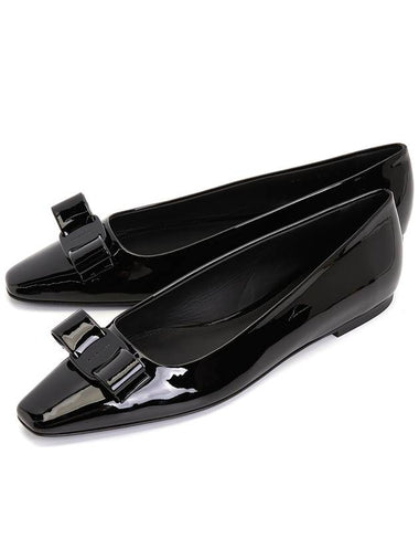 Ferragamo ANZ NERO 0763716 Women s Flat Shoes Foot C - SALVATORE FERRAGAMO - BALAAN 1