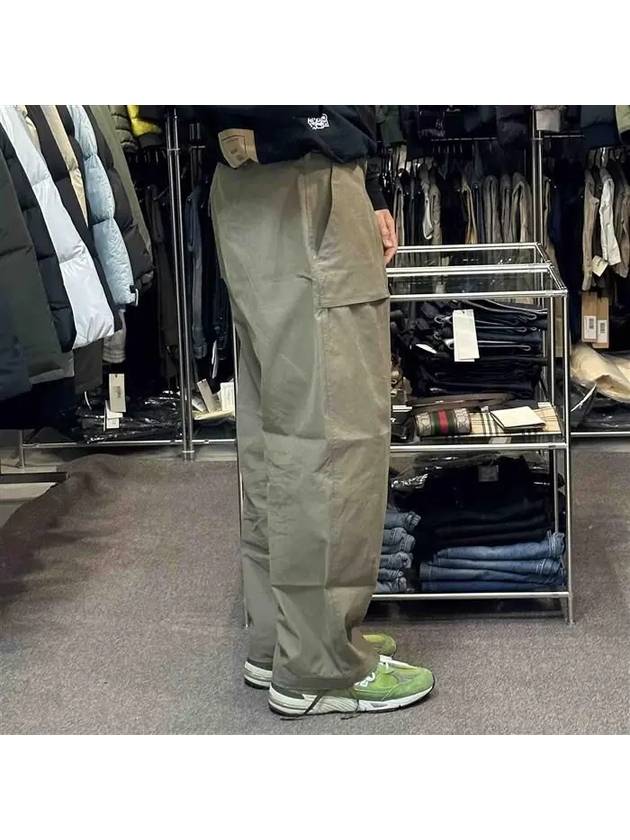 wide fit pants khaki - TEN C - BALAAN 4