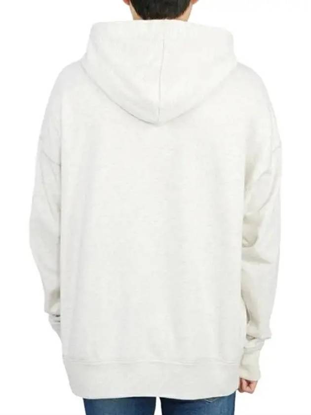 Men's Logo Hoodie White - ISABEL MARANT - BALAAN 4