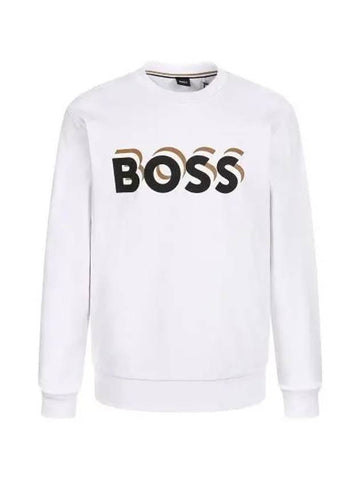 Tricolor logo sweatshirt 50507939 100 - BOSS - BALAAN 1