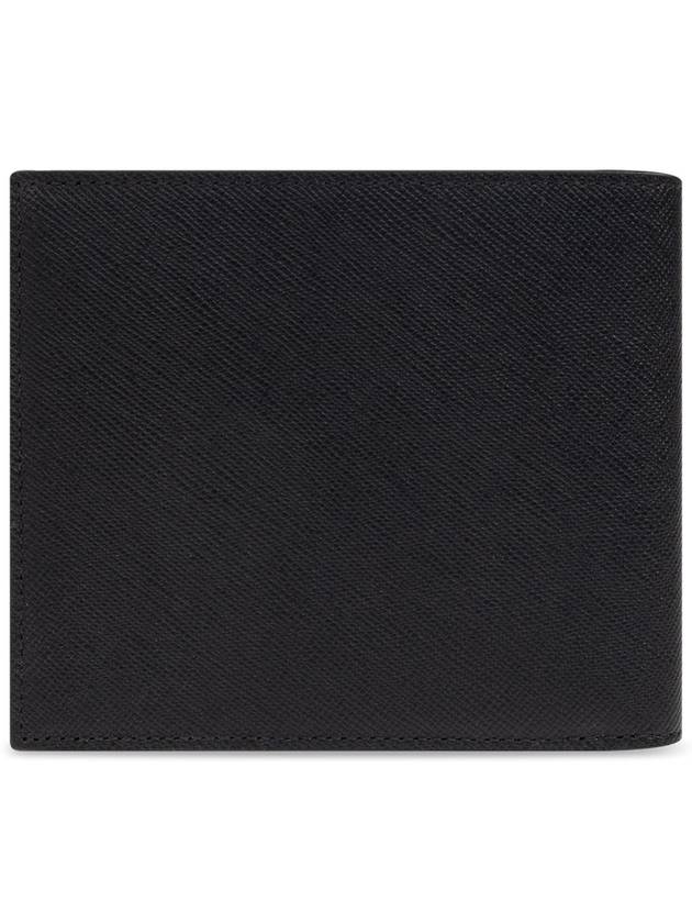 Paul Smith Leather Wallet With Printed Logo, Men's, Black - PAUL SMITH - BALAAN 3