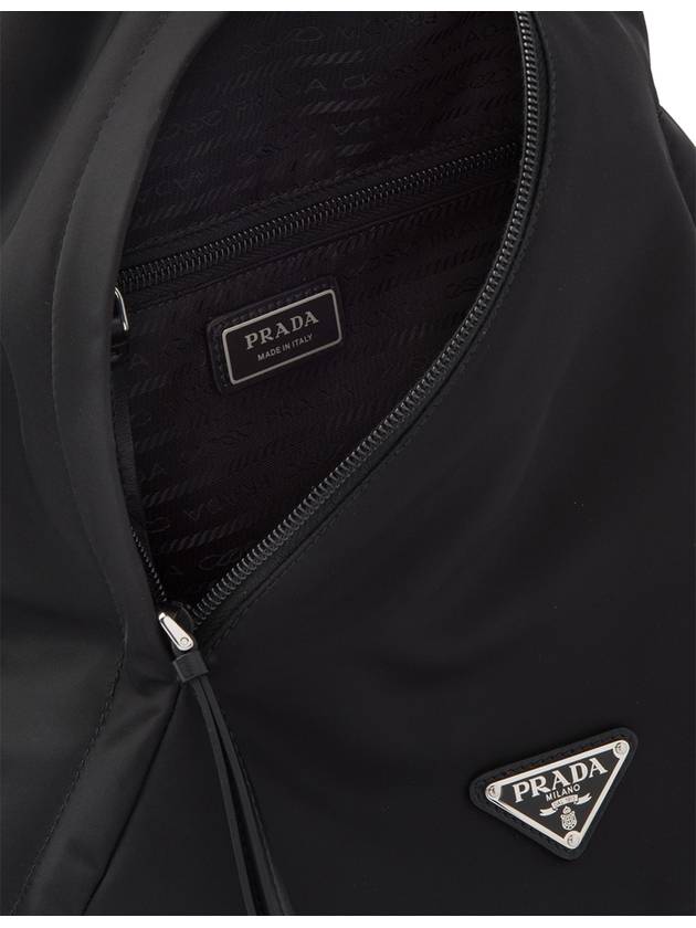 Re Nylon Leather Shoulder Strap Backpack Black 2VZ092 2DMG F0002 - PRADA - BALAAN 5