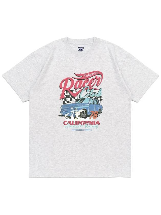 RACER CLUB T SHIRTS LIGHT MELANGE - POLYGRAM - BALAAN 4