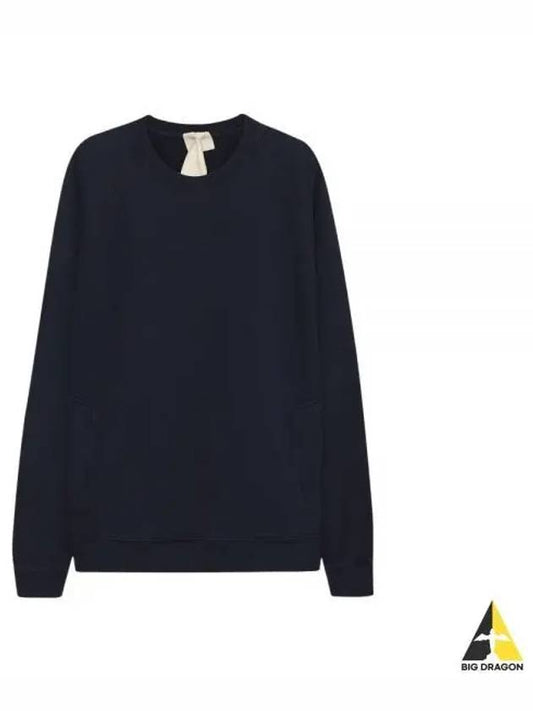 Men's Felpa Chiusa Girocollo Sweatshirt Navy - TEN C - BALAAN 2