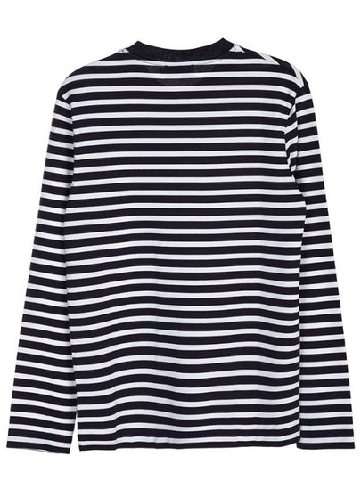 Long sleeve tricolor striped navy FU00115KJ0044 - MAISON KITSUNE - BALAAN 2