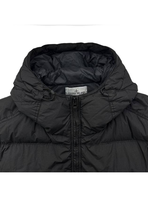 Crinkle Reps Re-Nylon Down Padding Black - STONE ISLAND - BALAAN 4