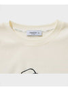 Face flower embroidery short sleeve t shirt cream - FFEFF STUDIO - BALAAN 6