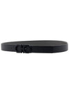 Ferragamo Men's Reversible Gancini Belt 66 0266 DARKGREY NERO 0765786 - SALVATORE FERRAGAMO - BALAAN 5