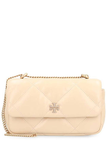 Tory Burch Kira Diamond Leather Mini Crossbody Bag - TORY BURCH - BALAAN 1