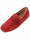 Men's Gommino Suede Driving Shoes Red - TOD'S - BALAAN 2