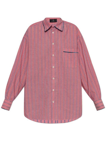 Etro Patterned Shirt, Women's, Pink - ETRO - BALAAN 1