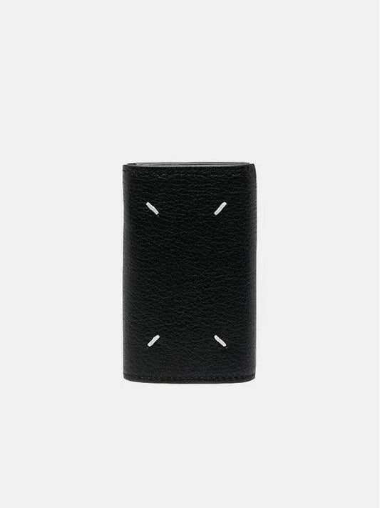 Postitch Logo Key Case Black - MAISON MARGIELA - BALAAN 2