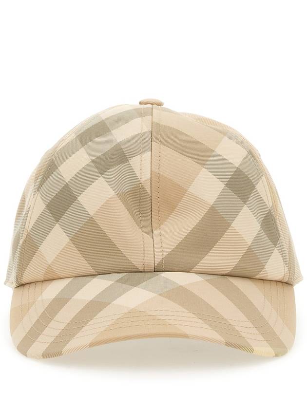 Check Ball Cap Beige - BURBERRY - BALAAN 2