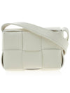 Intrecciato Cassette Small Cross Bag White - BOTTEGA VENETA - BALAAN 4