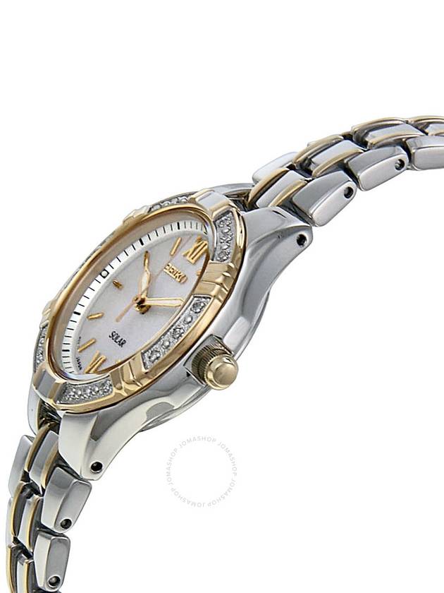 Seiko Solar Mother Of Pearl Dial Ladies Watch SUT068 - SEIKO - BALAAN 2