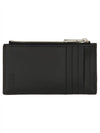 Glossy Leather Card Wallet Black - DIESEL - BALAAN 3