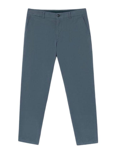 Men's Brushed Chino Charcoal Grey - LACOSTE - BALAAN 1