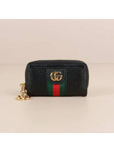 Ophidia Key Card Holder Black 523157 DJ2DG 1060 - GUCCI - BALAAN 1