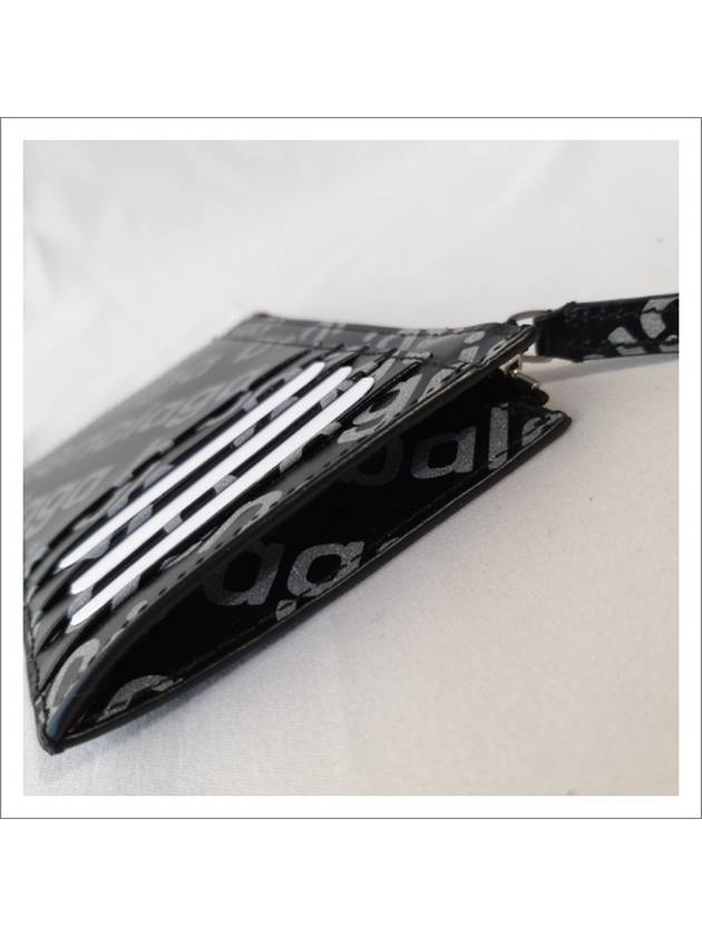 All Over Logo Card Wallet Black - BALENCIAGA - BALAAN 7