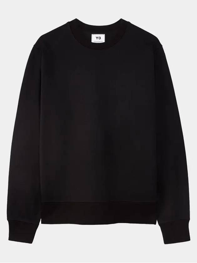 Classic Back Logo Cotton Sweatshirt Black - Y-3 - BALAAN 3