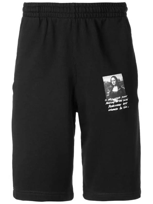 Mona Lisa Bermuda Shorts Black - OFF WHITE - BALAAN 3