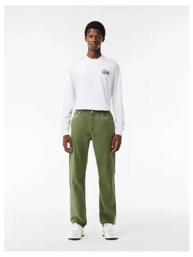 Men s Natural Dying Cotton Denim Pants Trousers HH2543 53N S3I Domestic Product GQ2N23091314202 - LACOSTE - BALAAN 1