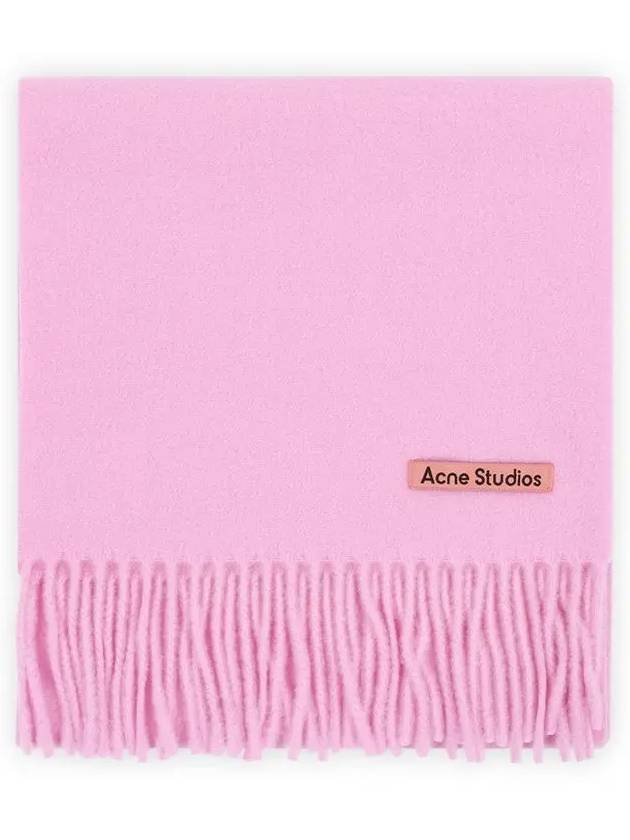 Wool Fringe Muffler Light Pink - ACNE STUDIOS - BALAAN 3