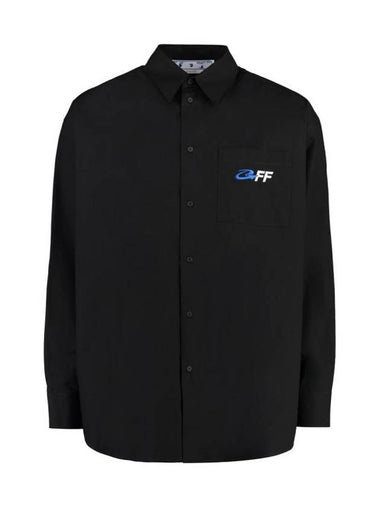 Exact Opp Cotton Long Sleeve Shirt Black - OFF WHITE - BALAAN 1