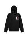 Men's Graphic Logo Hoodie Black - BURBERRY - BALAAN 1