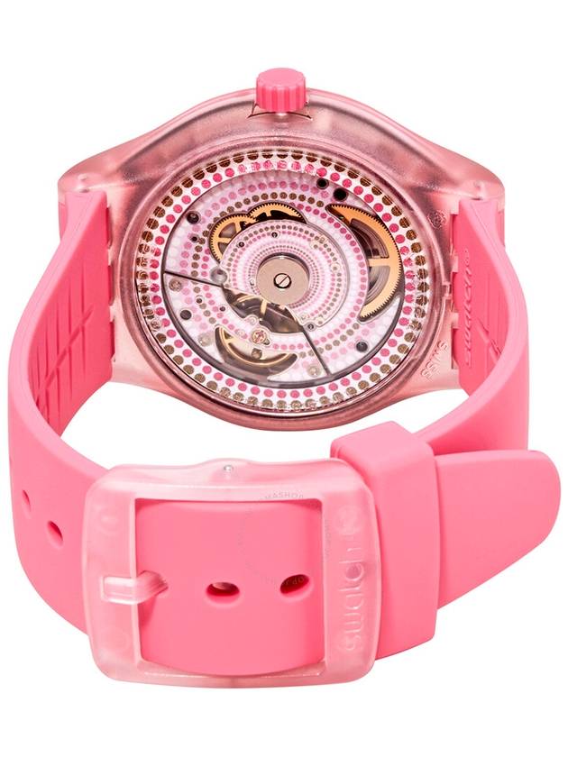 Swatch Sistem Cali Automatic Pink Dial Ladies Watch SUTP401 - SWATCH - BALAAN 3