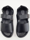 Archipel Velcro Sandals Black - HERMES - BALAAN 10