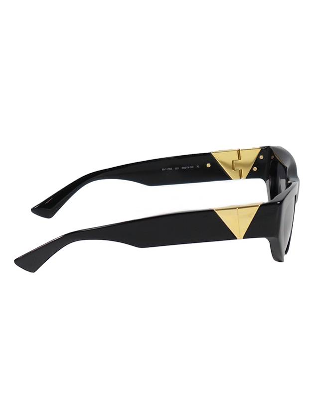 Eyewear Angle Cat's Eye Sunglasses Black Gray - BOTTEGA VENETA - BALAAN.