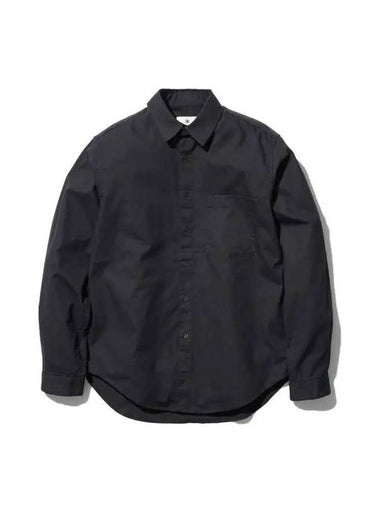 OG Cotton Poplin Shirt Black SH 23AU401BK 270606 - SNOW PEAK - BALAAN 1