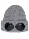 Signature Goggles Wool Beanie Grey - CP COMPANY - BALAAN 2