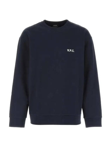 Clint Chest Logo Sweatshirt Navy - A.P.C. - BALAAN 1