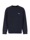 Clint Chest Logo Sweatshirt Navy - A.P.C. - BALAAN 1