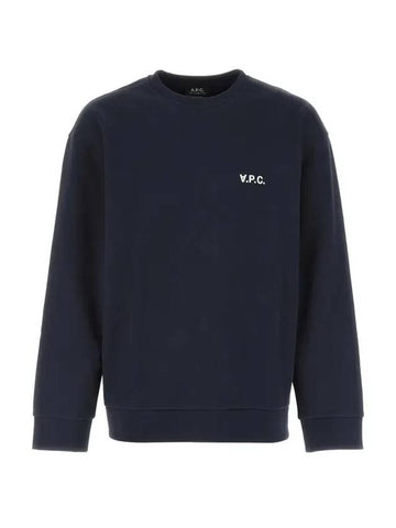 Clint Chest Logo Sweatshirt Navy - A.P.C. - BALAAN 1