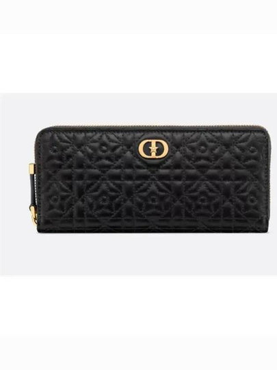 Miss Caro Voyageur Slim Long Wallet Black - DIOR - BALAAN 2