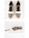 Vintage Check Cotton Sneakers Archive Beige - BURBERRY - BALAAN 6