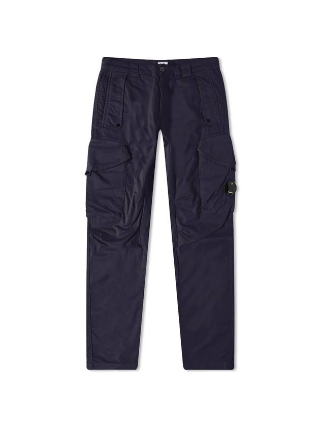 Stretch Satin Cargo Straight Pants Navy - CP COMPANY - BALAAN 1