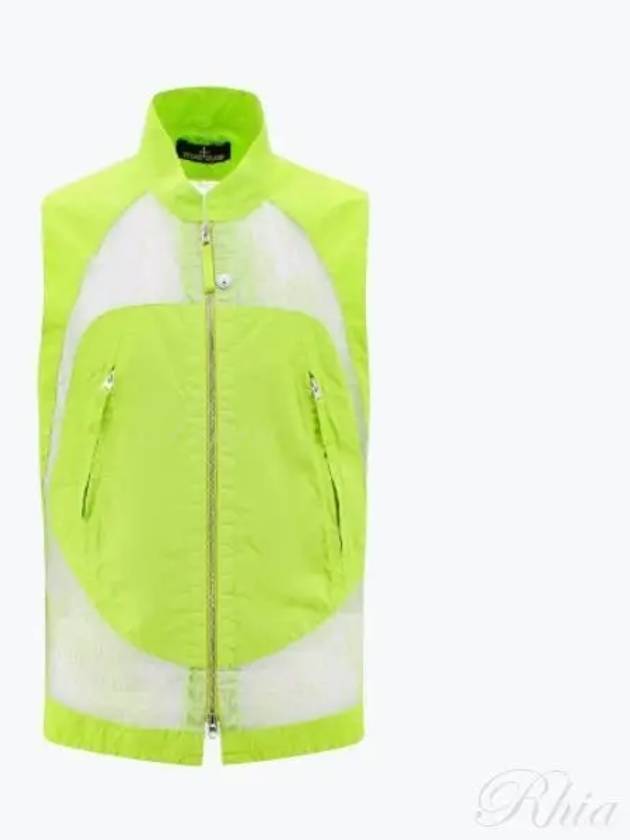 Shadow Project Distorted Ripstop Organza TC Vest Pistachio Green - STONE ISLAND - BALAAN 2