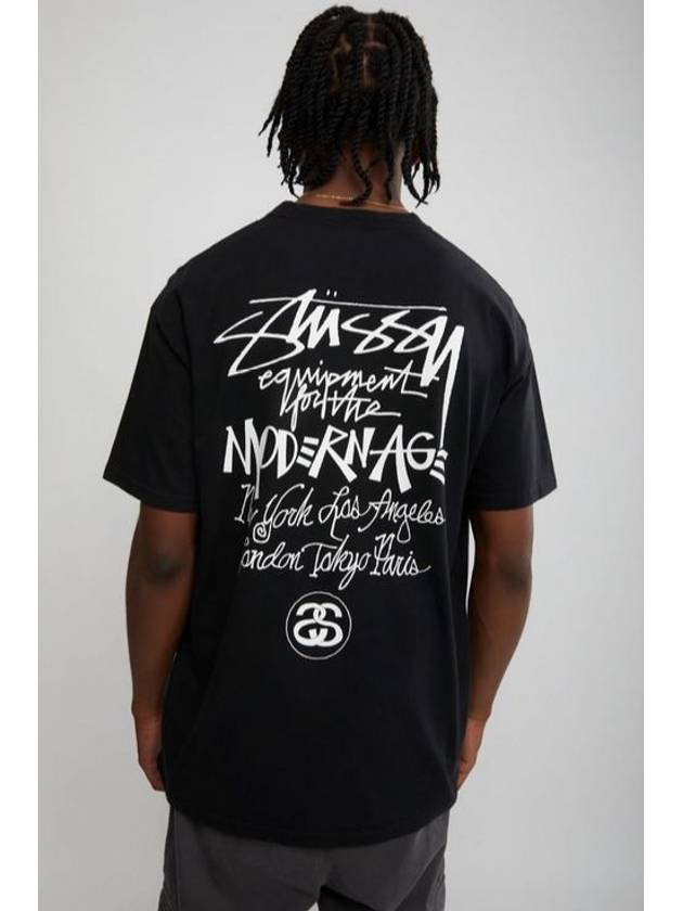 Modern Age T Shirt Black Men - STUSSY - BALAAN 3