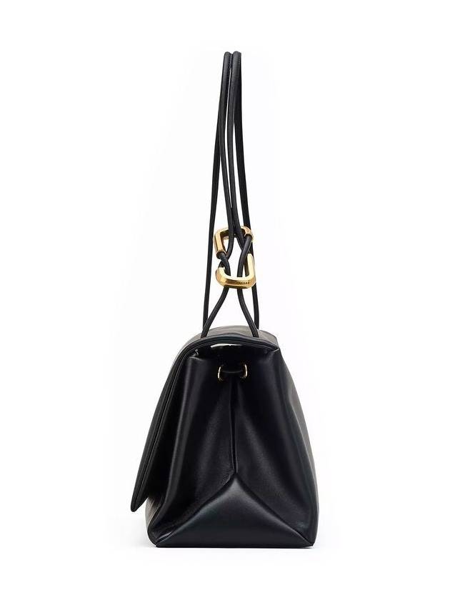 'Dual Large' Black Shoulder Bag With Logo Applied On The Back In Leather Woman - MARC JACOBS - BALAAN 3