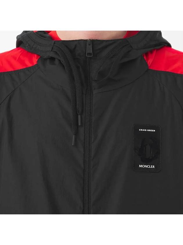 Guppy Genius Windbreak Black - MONCLER - BALAAN 4