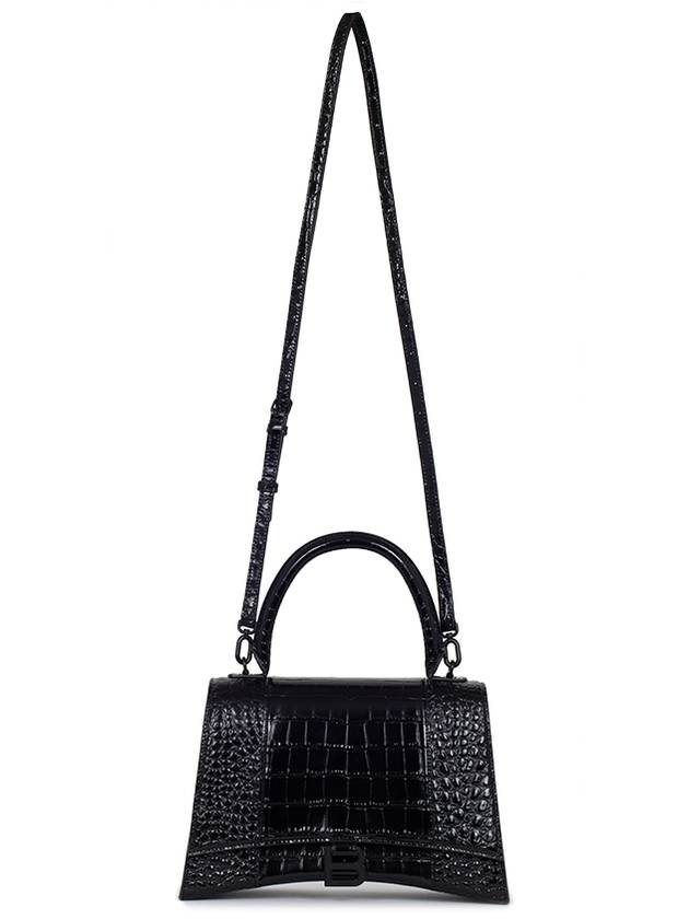 Hourglass Top Handle Tote Bag Black - BALENCIAGA - BALAAN 6