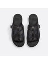 Oblique Jacquard Alpha Sandals Black - DIOR - BALAAN 4